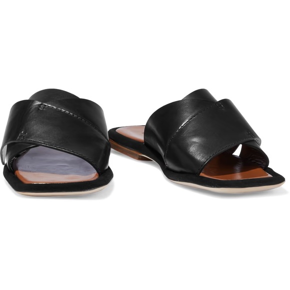 Rejina Pyo Dara Slides Sandals - Black - size 41 - Picture 2 of 12